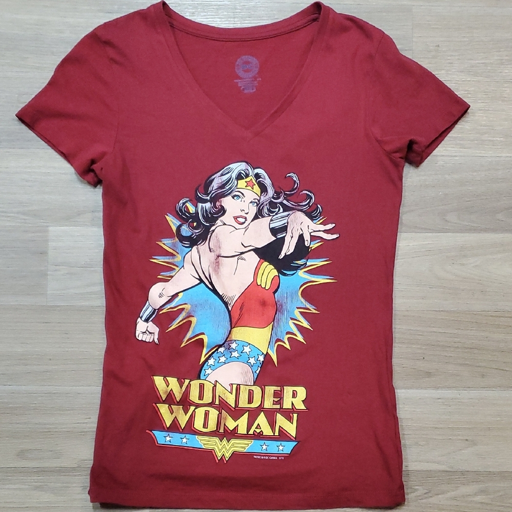 DC Comics Red Wonder Woman Graphic Tee